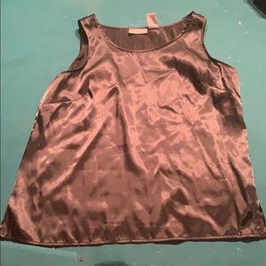 Black Silky Tank Top!